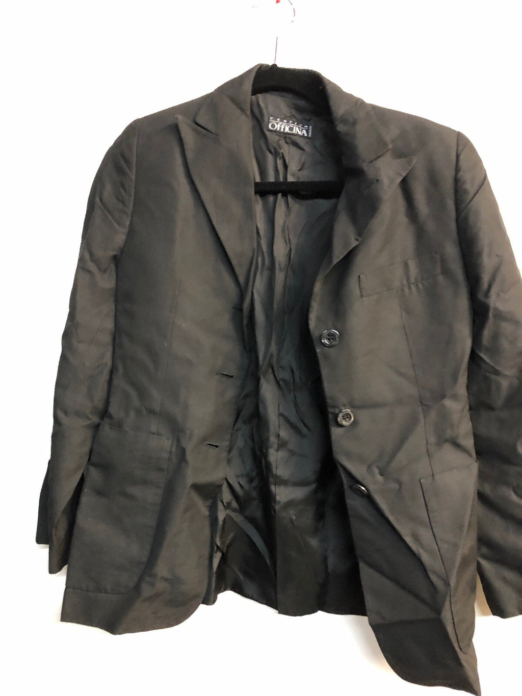 BROWN VISCOSE VESTIUM OFFICINA Jacket  MADE IN ITALY, SIZE M, 400