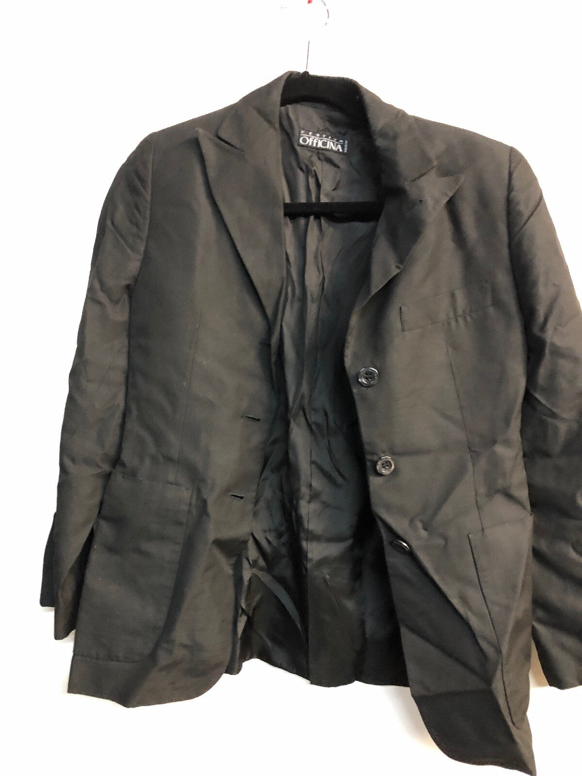 BROWN VISCOSE VESTIUM OFFICINA Jacket  MADE IN ITALY, SIZE M, 400