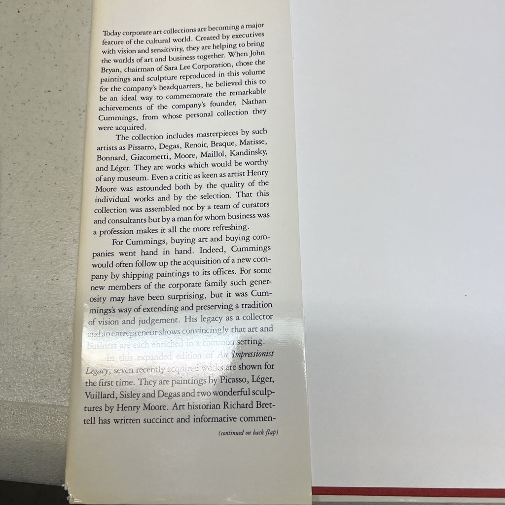 An Impressionist Legacy: The Collection Of Sara Lee Corporation 1990 Third Ed.7
