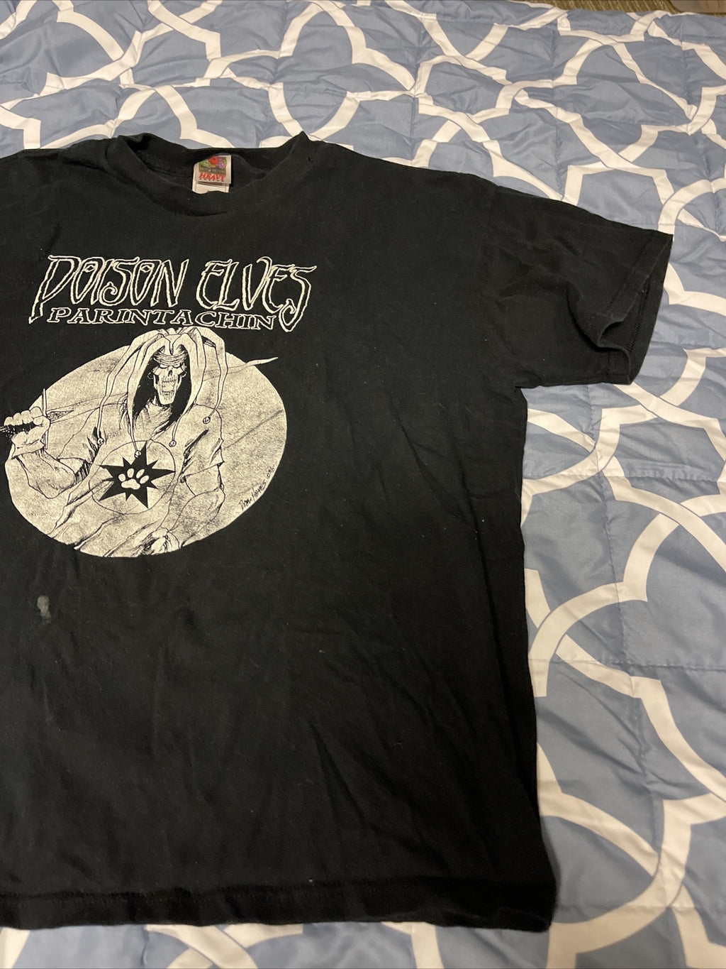 Rare Vintage  1997 Drew Hayes Sirius Poison Elves Ebola Zaire Comic Book T shirt1