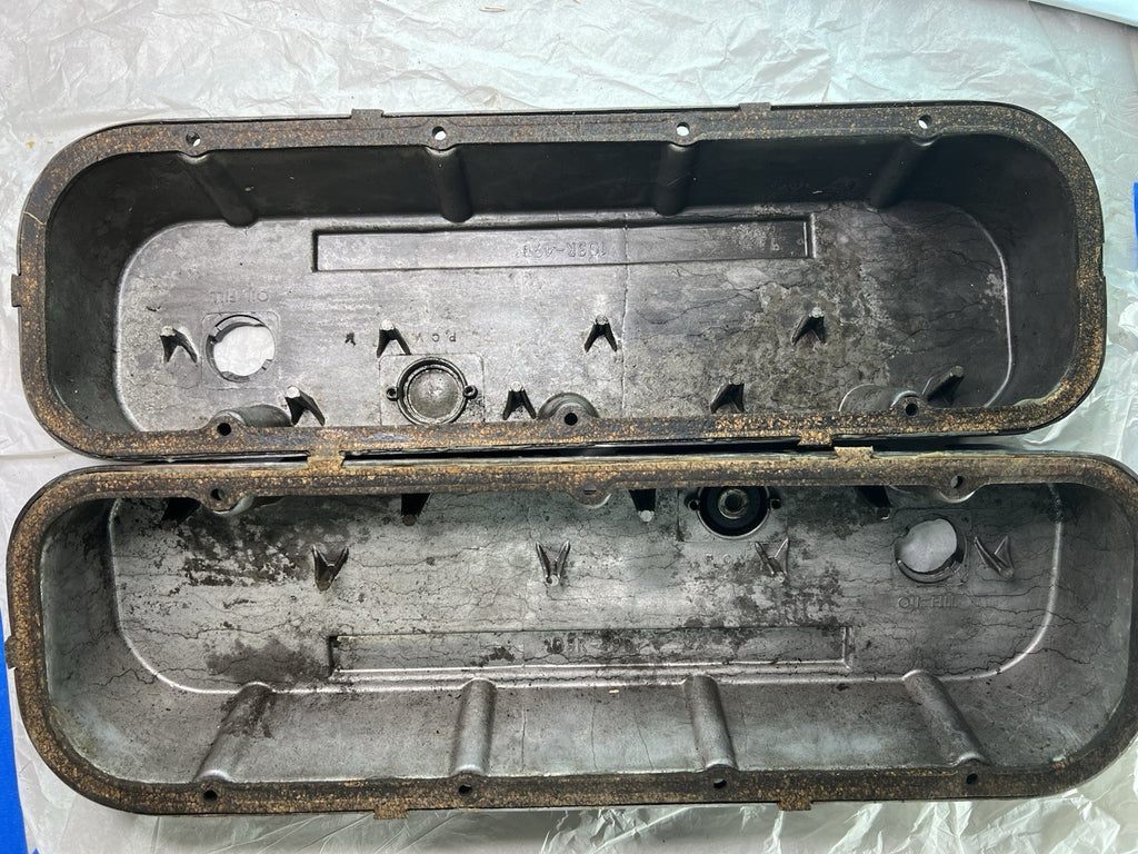 Vintage Mickey Thompson Valve Covers Holley Original SCTA Big Block2