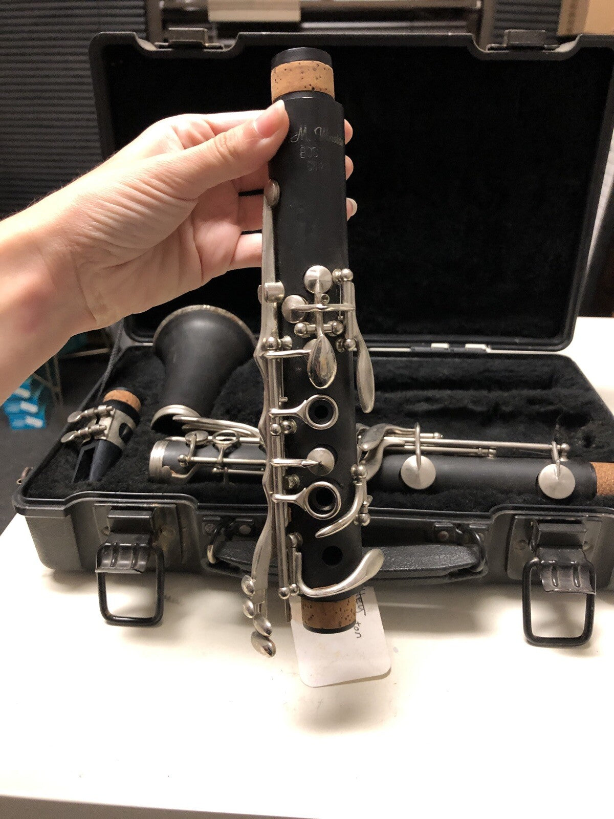 A24 Vintage EM Winston Student Clarinet With case Student Instrument Tag On6