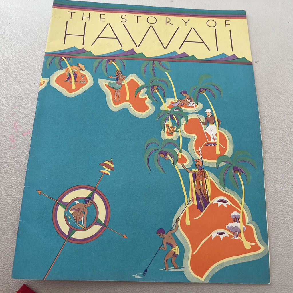 1930 The Story of Hawaii - Hawaii Tourist Bureau - Tourism Travel Guide W Map0