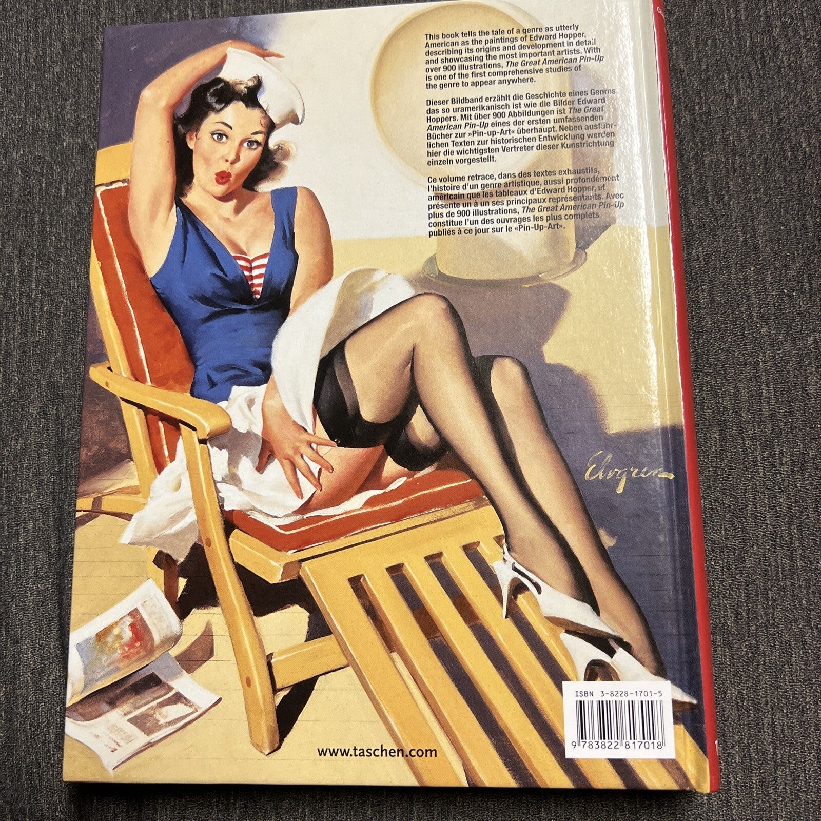 "The Great American Pin Up" hardcover book w/ hundreds of Pin Up Illustrations3