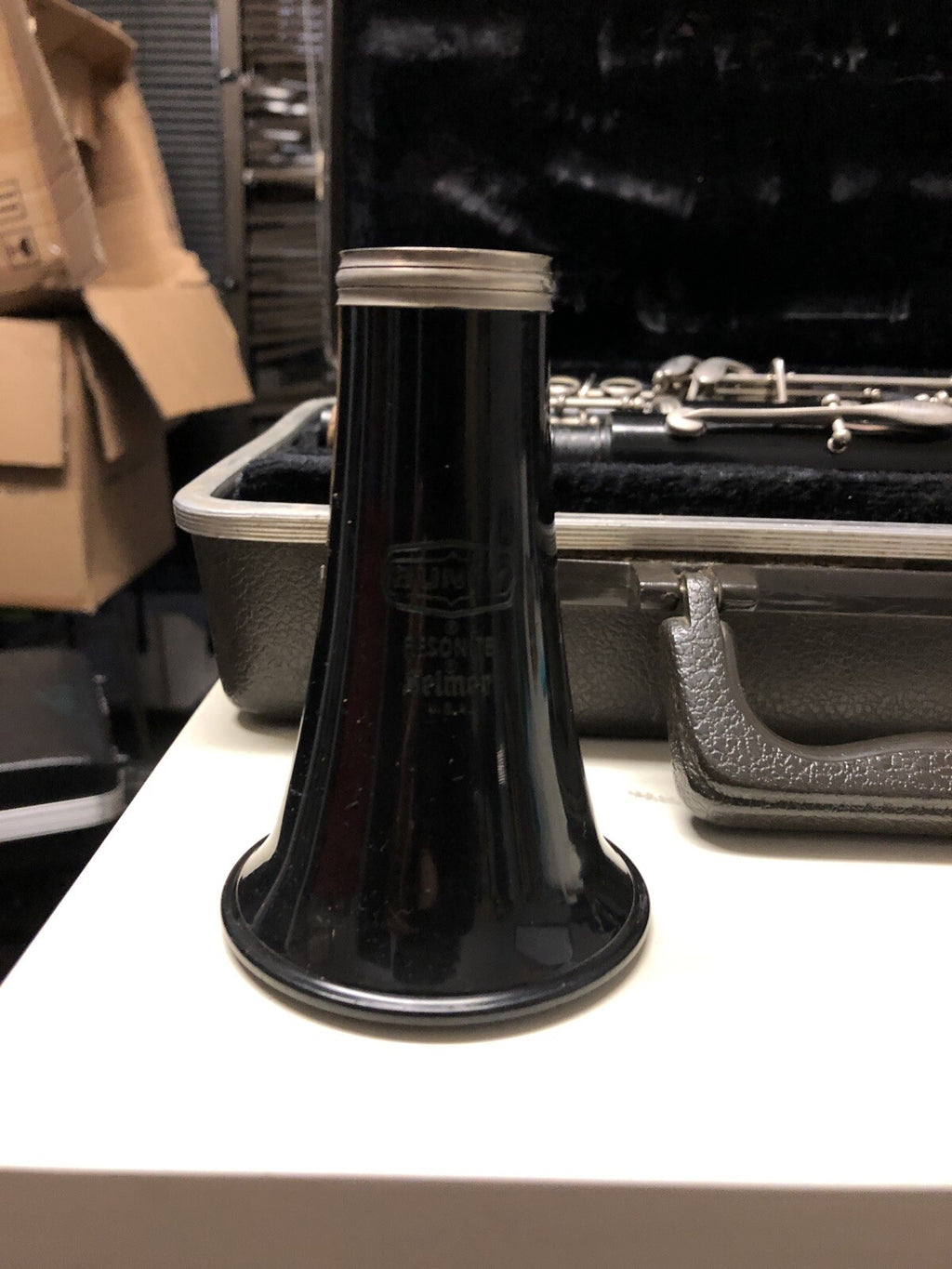 A5 Vintage Selmer Bundy Resonite Black Clarinet w/ Case4