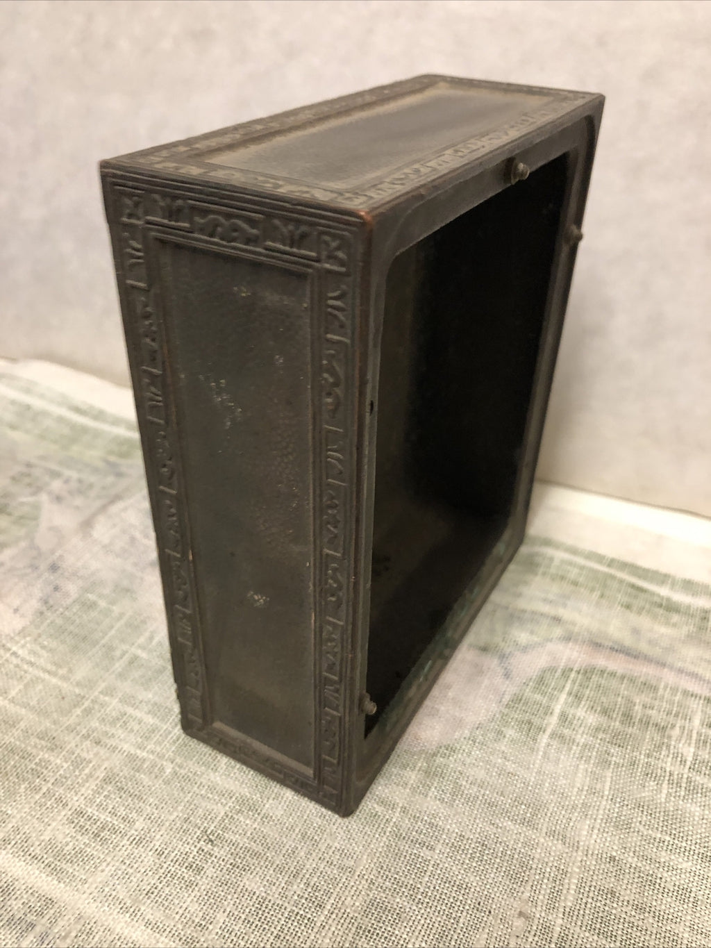 Antique Ansonia Clock Face Cover For Parts2