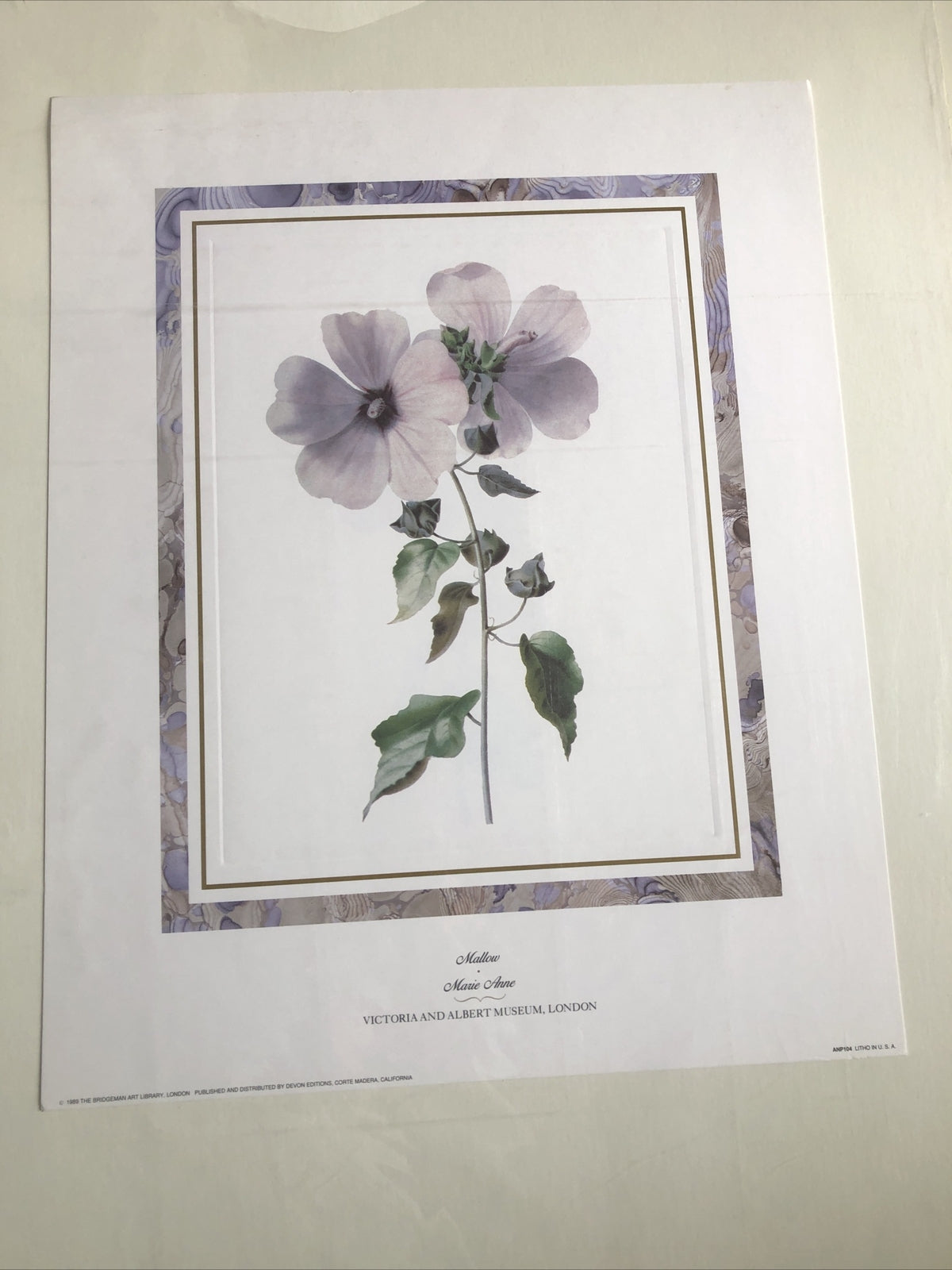 1989 The Bridgeman Art Library “Mallow” Marie Anne 20”x16”0
