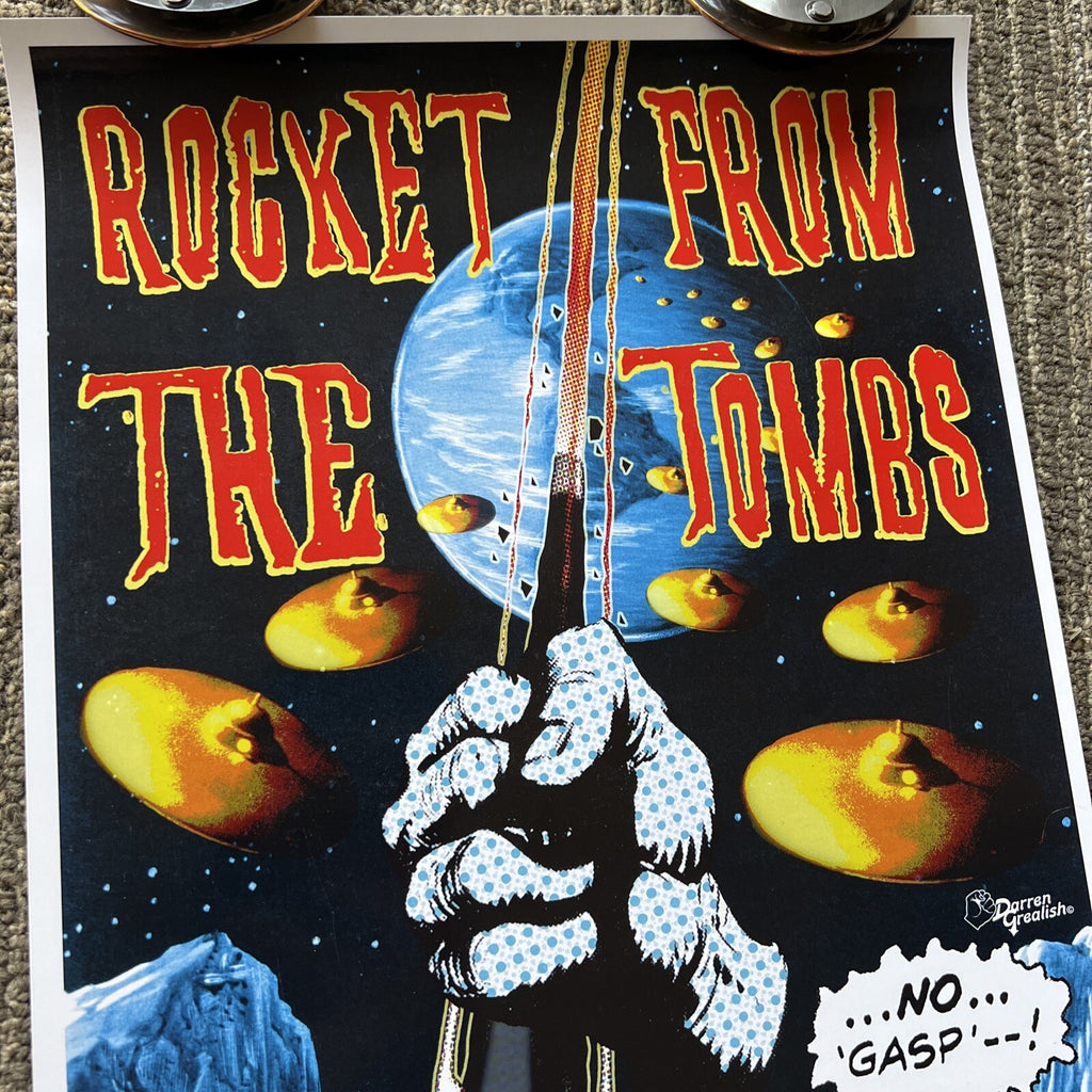 Rocket From the Tombs Concert Poster Pop Art,  Live in Los Angeles CA 20035