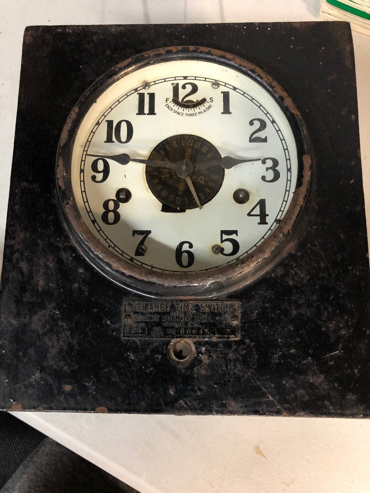 Antique Vintage Reliance Automatic Lighting -Time Switch No. 60645 Type B0