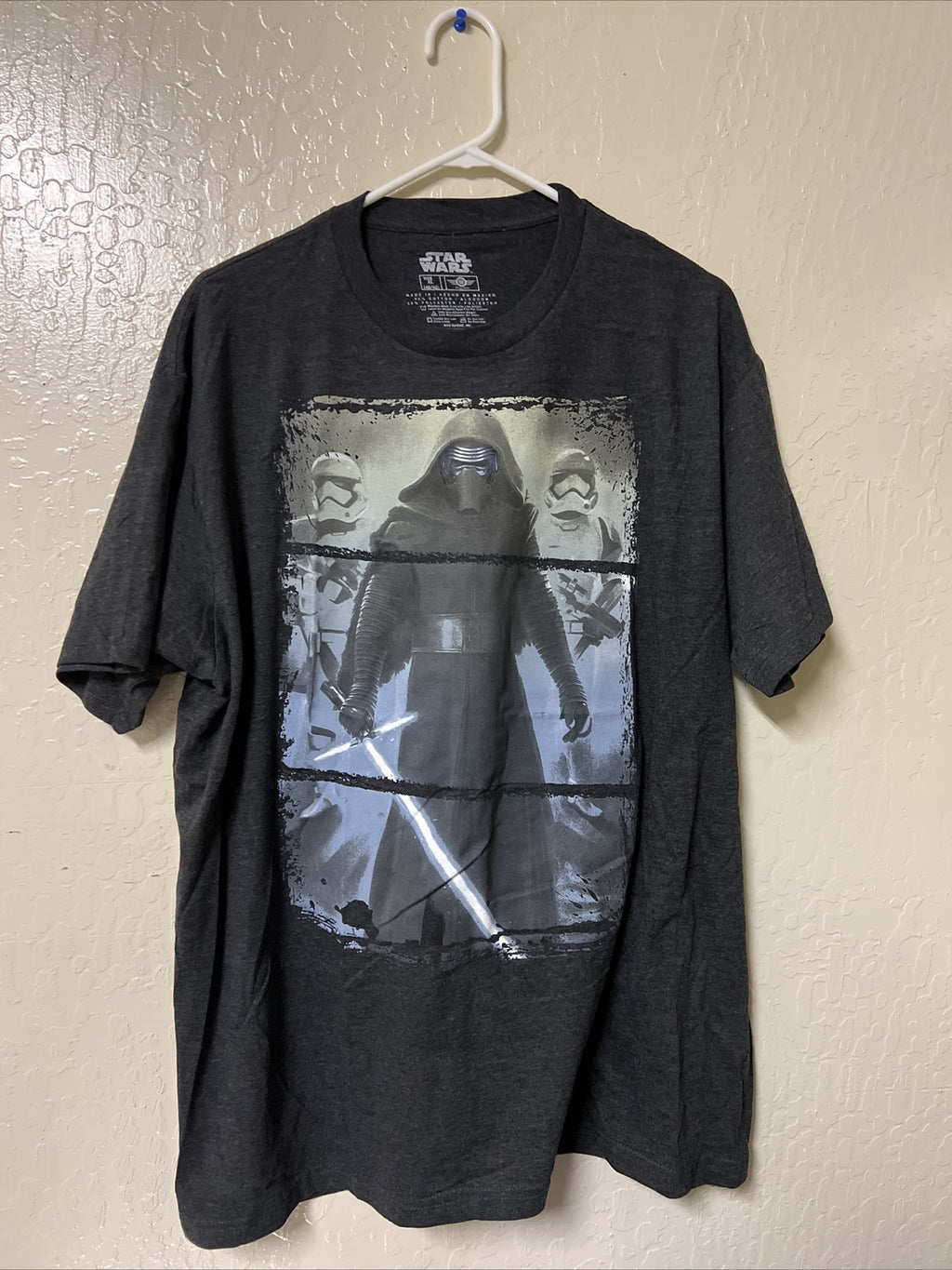 Star Wars Jedi Storm Strooper  Gray T Shirt Men’s XL Madengine0