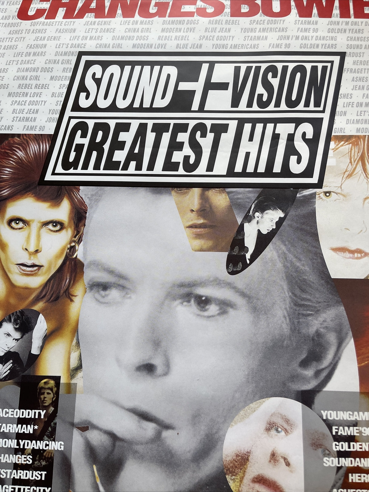 #184 DAVID BOWIE- 1990 Changes Record  Subway Promo Poster Rare 40” X 60”4