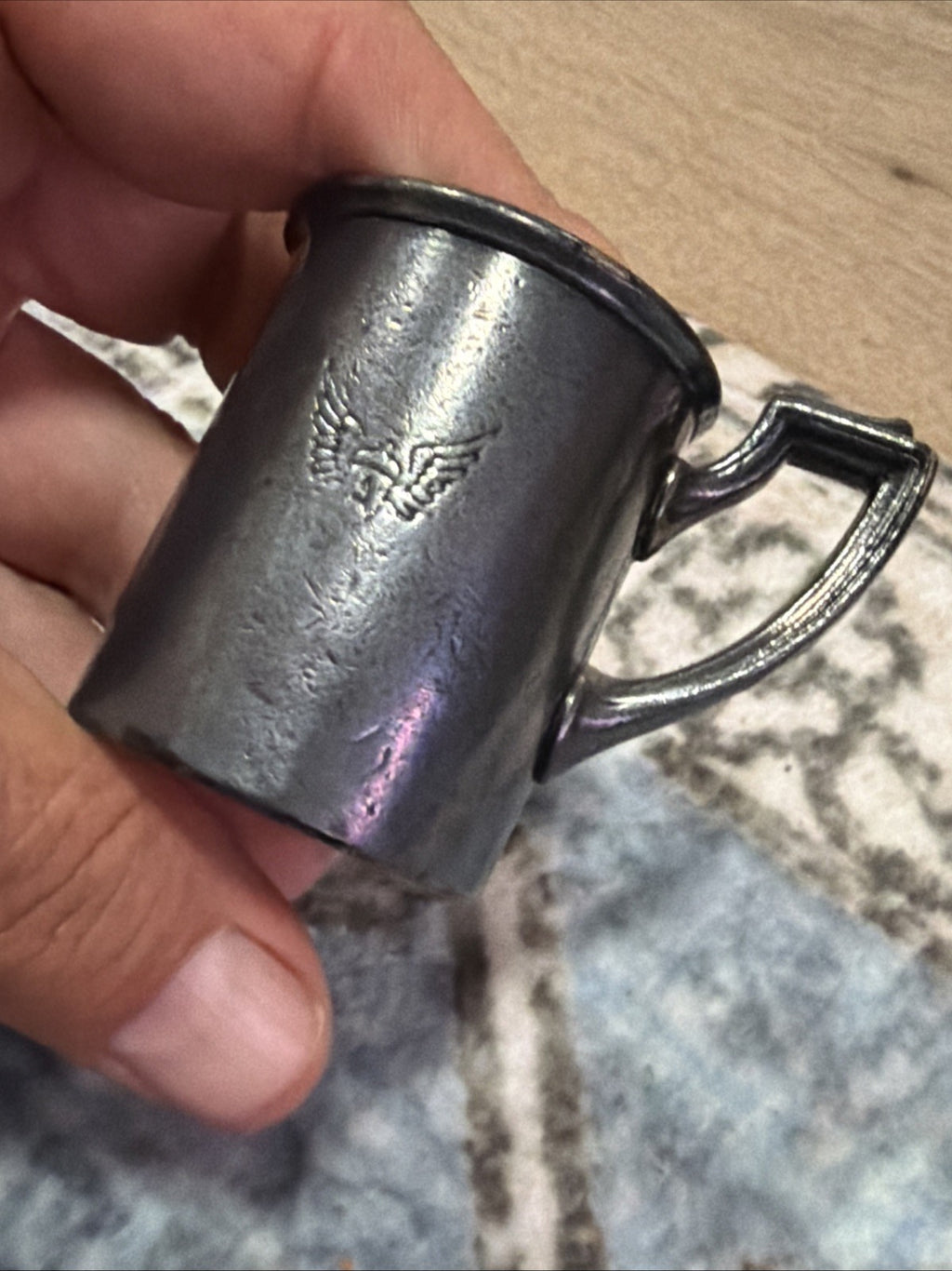 Vintage IS International Silver - Mini Creamer Pitcher - Athens Athletic Club4
