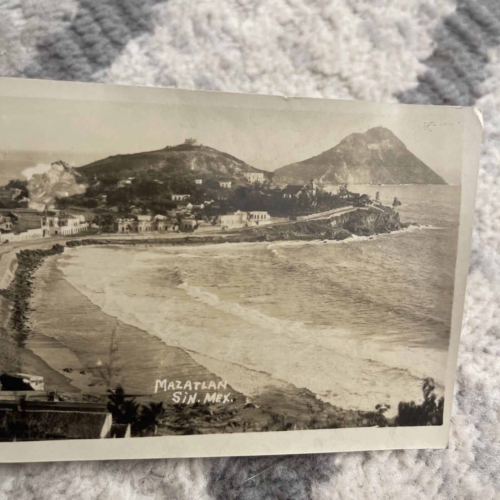 Sinaloa Mexico Postcard Birdseye View of Mazatlan c1920's Antique RPPC Photo4