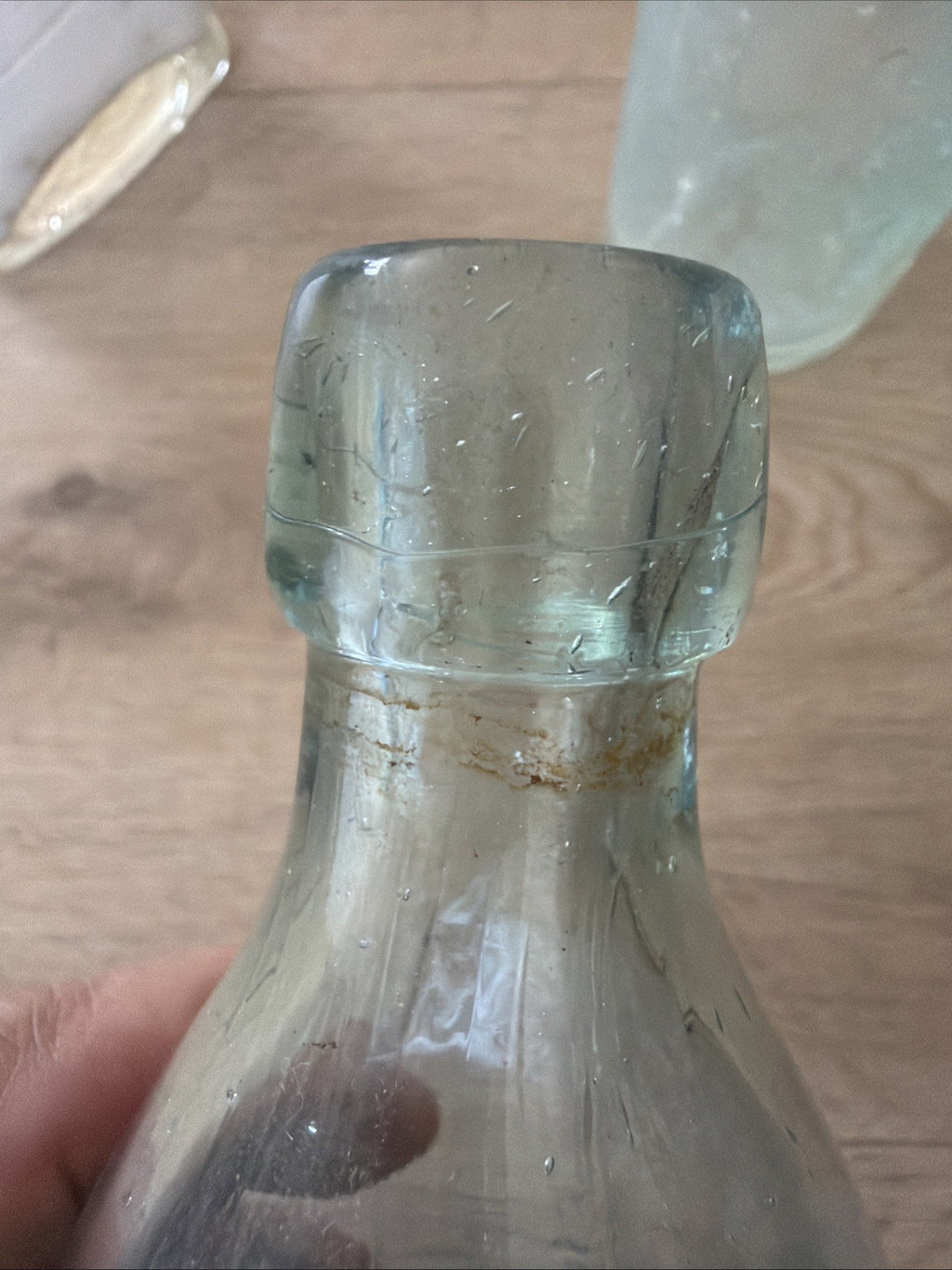 Antique Blob Top Glass Bottle Lot Of 3 Samuel Springs Soda John Howell Appleton4