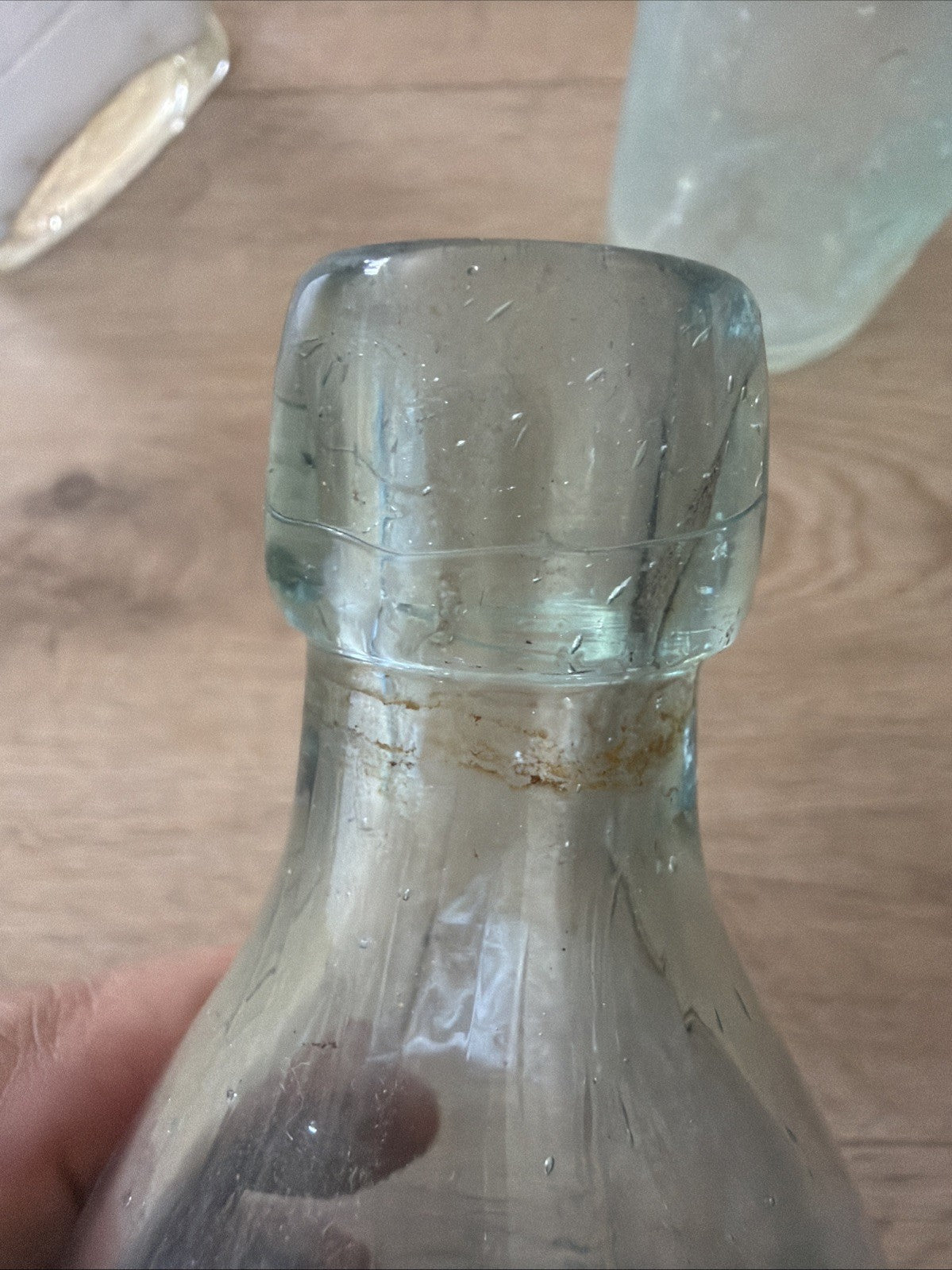 Antique Blob Top Glass Bottle Lot Of 3 Samuel Springs Soda John Howell Appleton4