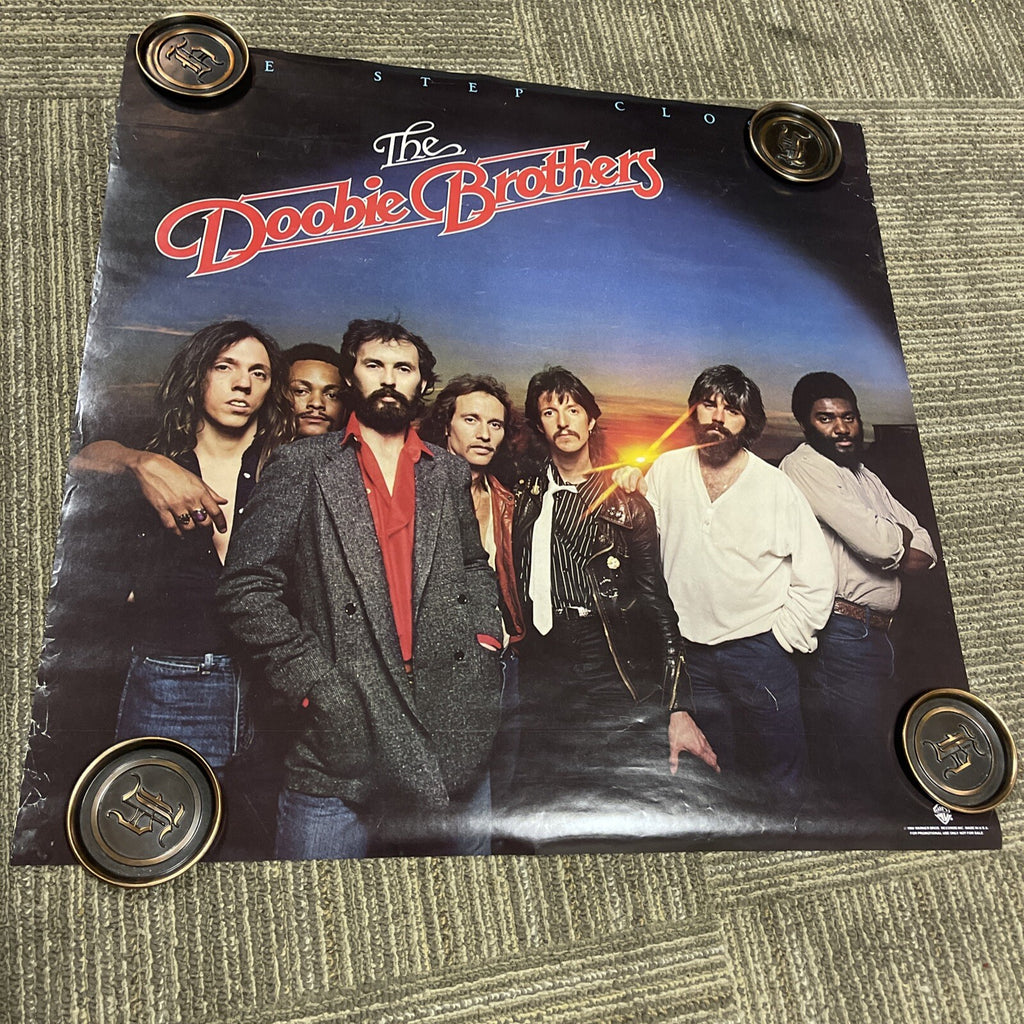 #12 1980 DOOBIE BROTHERS One Step Closer Record Store PROMO POSTER  23” X 23”0