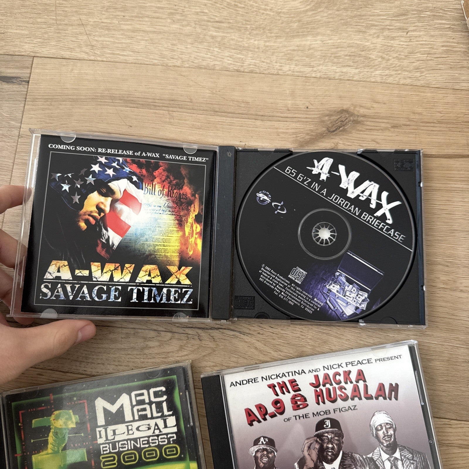 Bundle Deal Bay Area Boys Rap Thizz Nation, 65gz in a jordan briefcase & More5
