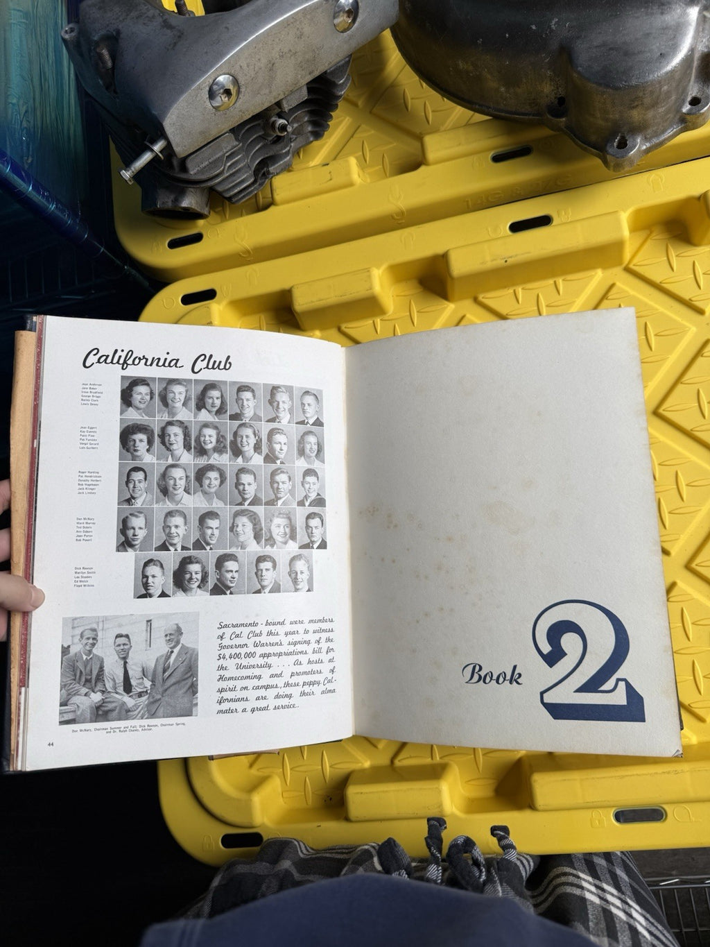 University Of Berkeley UC Berkeley 1946 Yearbook, Blue And Gold, Vintage, Vol 733