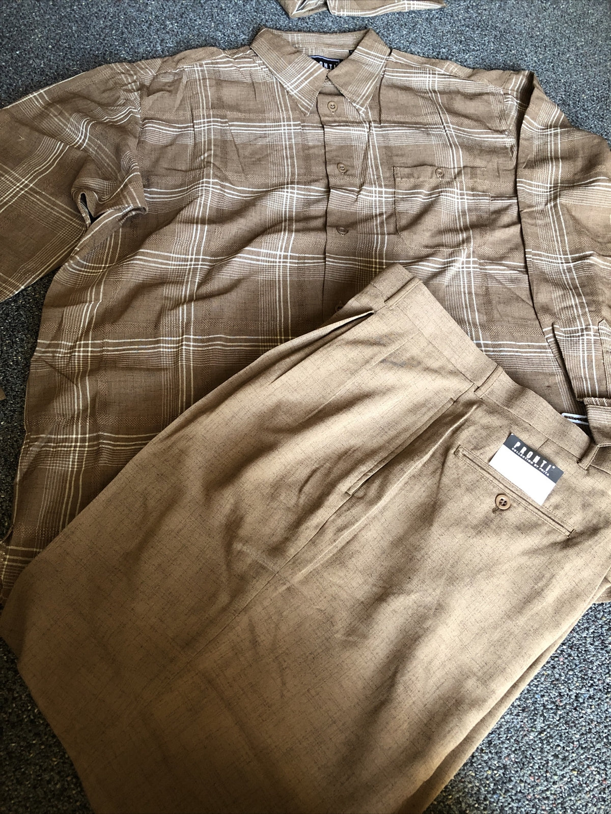 Vintage 90’s NOS Pronti Mens Casual Set Pelle Pelle Era Size 2XL0