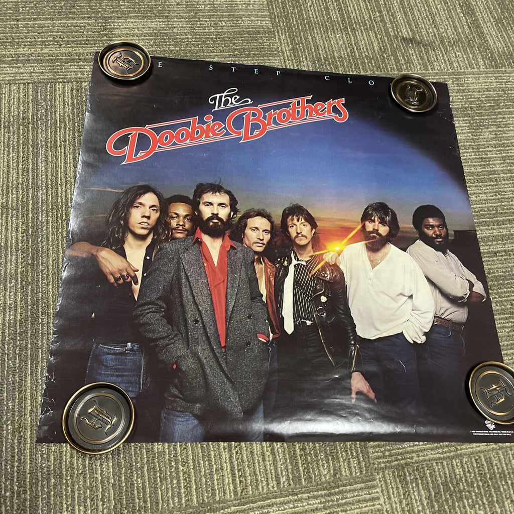 #12 1980 DOOBIE BROTHERS One Step Closer Record Store PROMO POSTER  23” X 23”5