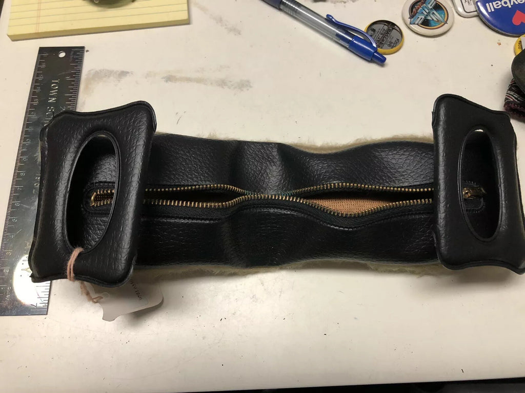 Vintage Dante Men’s Travel Carry Zip Leather Shoe Shiner With 2 Boot Polish1