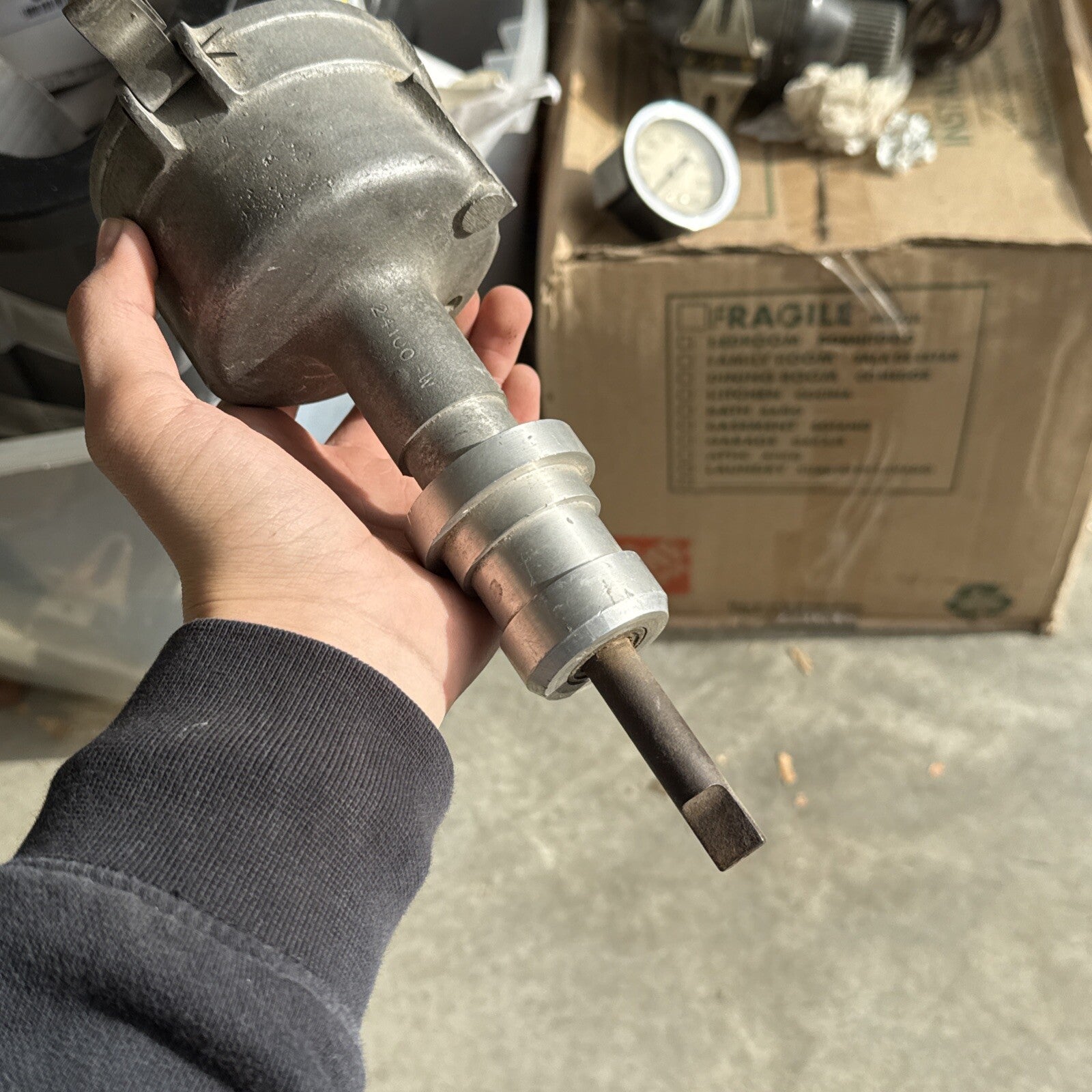 Distributor, Mallory, YL-520-CV, Chevy 283, 327, 350, 396, 400, 427, 4545
