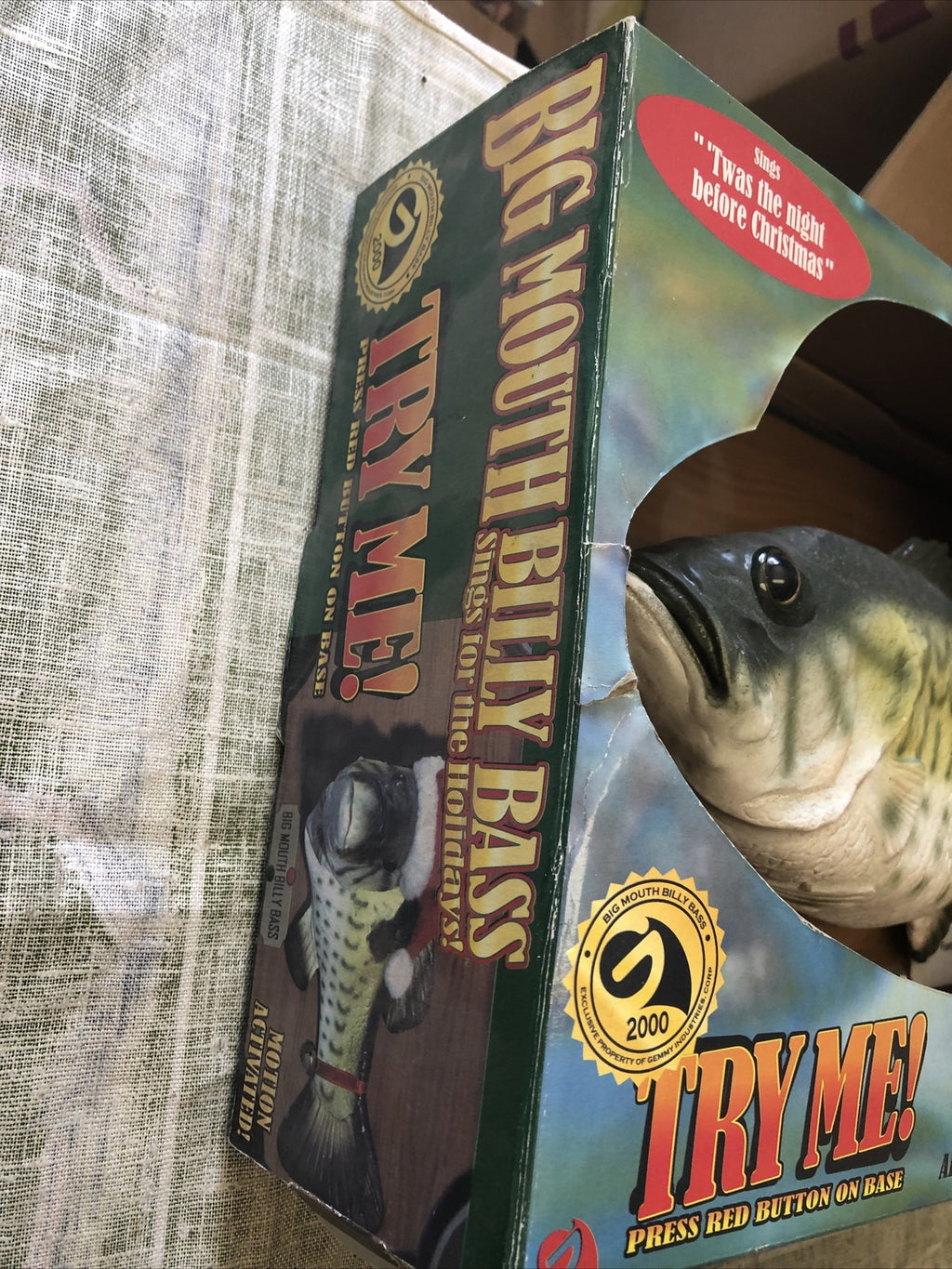 Vintage Big Mouth Billy Bass Sings ‘Twas The Night Before Christmas2