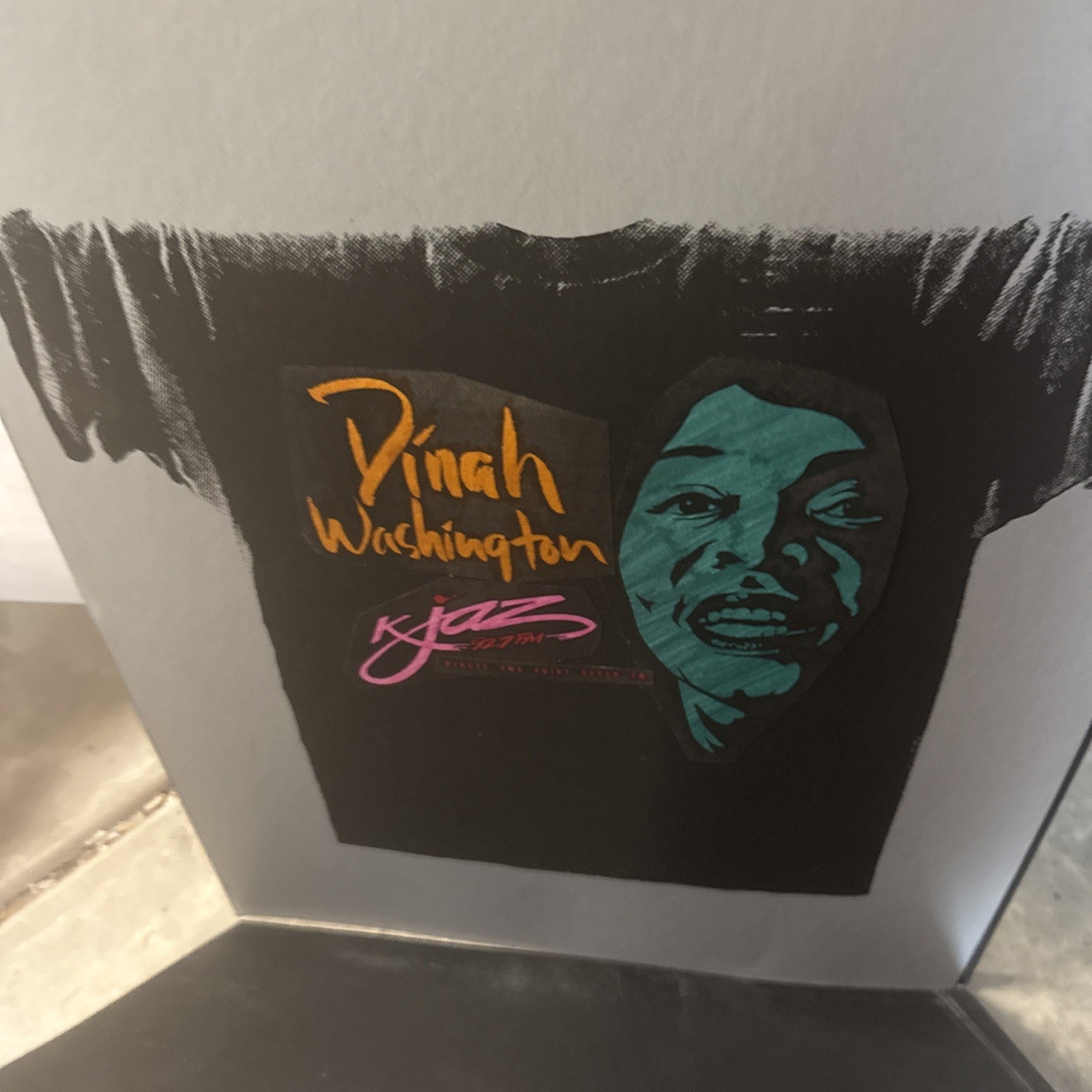 1970s-80s Dinah Washington Blues T-Shirt Design Concepts Winterland Productions1