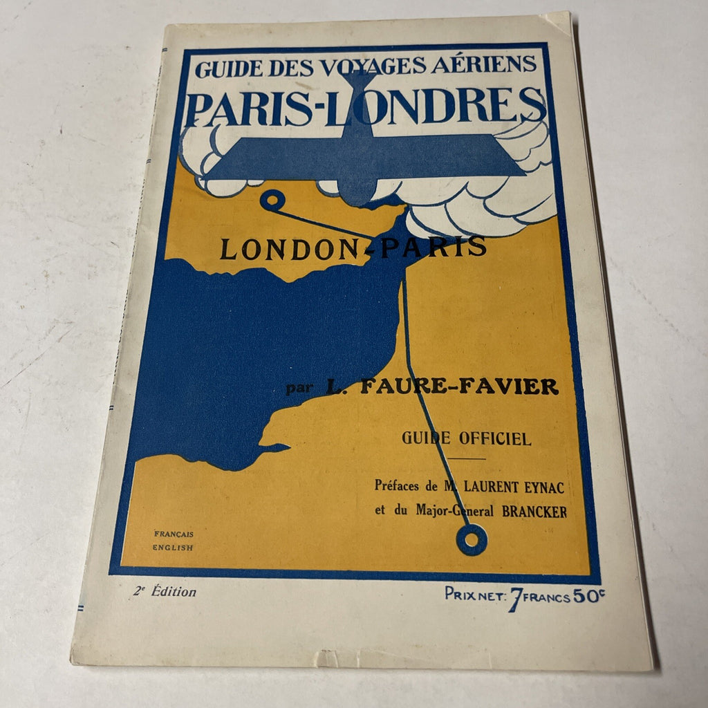 1924 Imperial Air Union AIRLINE TIMETABLE &  Aviation Guide Book In One Rare!!0