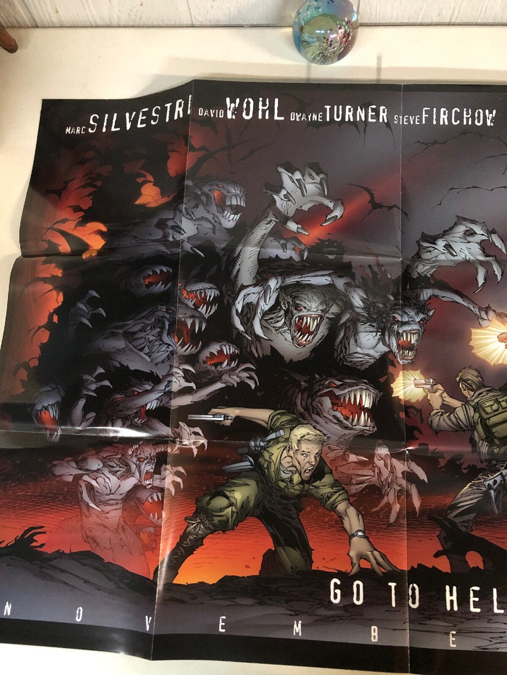 INFERNO HELLBOUND Promo poster, 36x24, 2001, Unused, Mint2