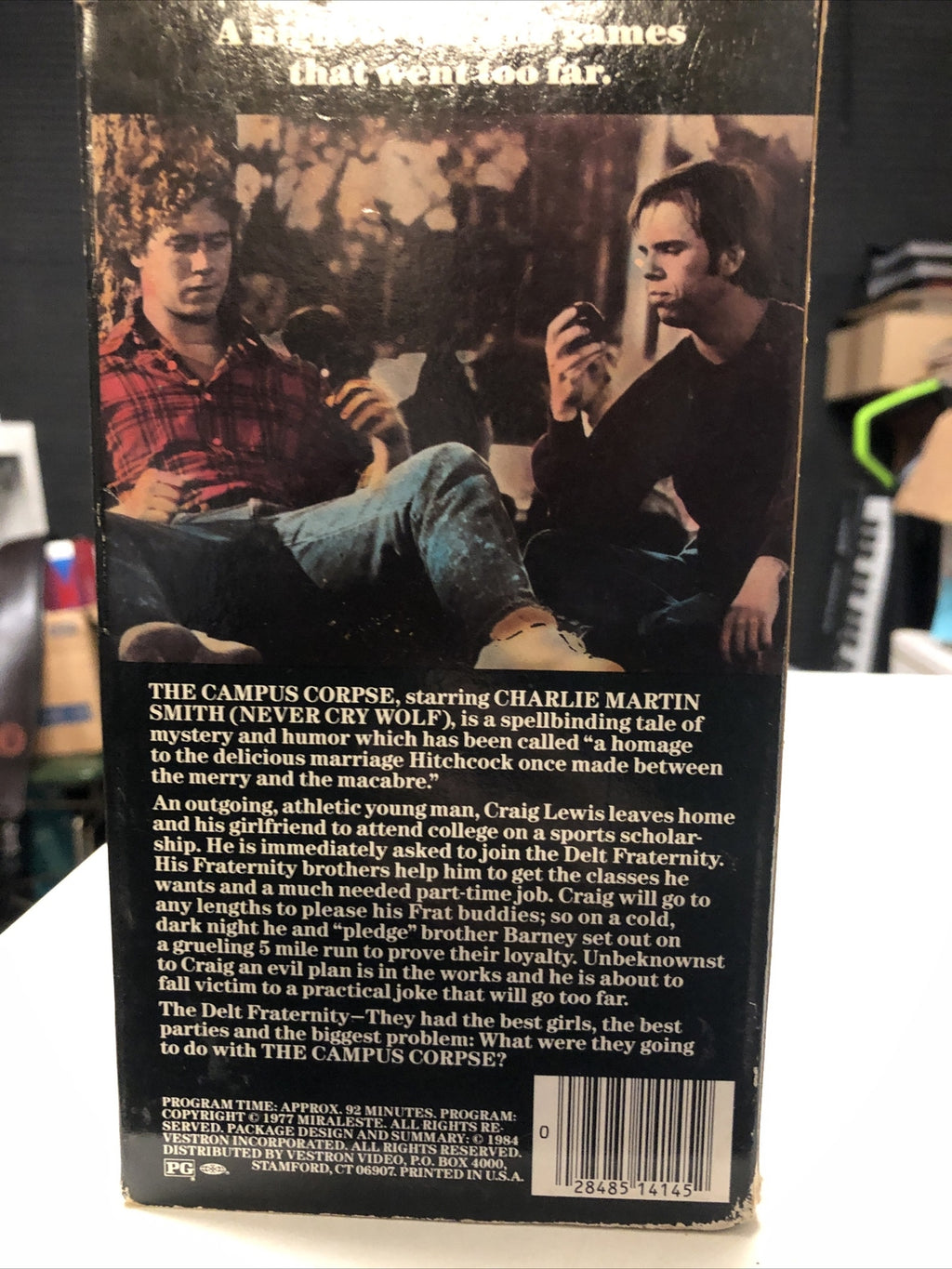 Cult THE CAMPUS CORPSE VHS HORROR RARE Original Thriller3