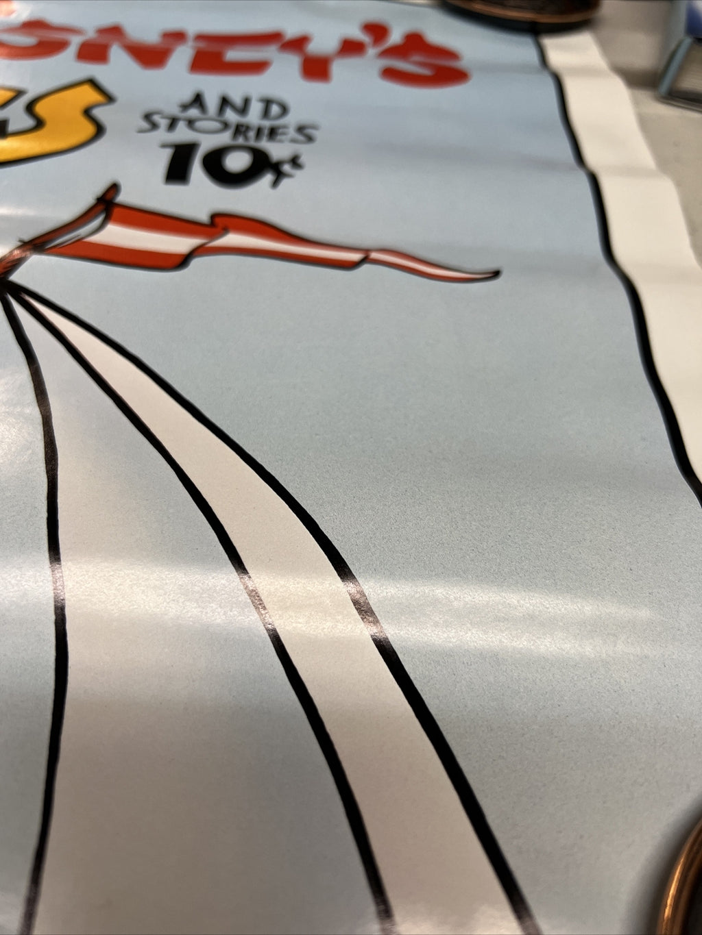 Vintage Walt Disney’s Comics snd Stories Poster 1986 Donald Duck Sailboat2