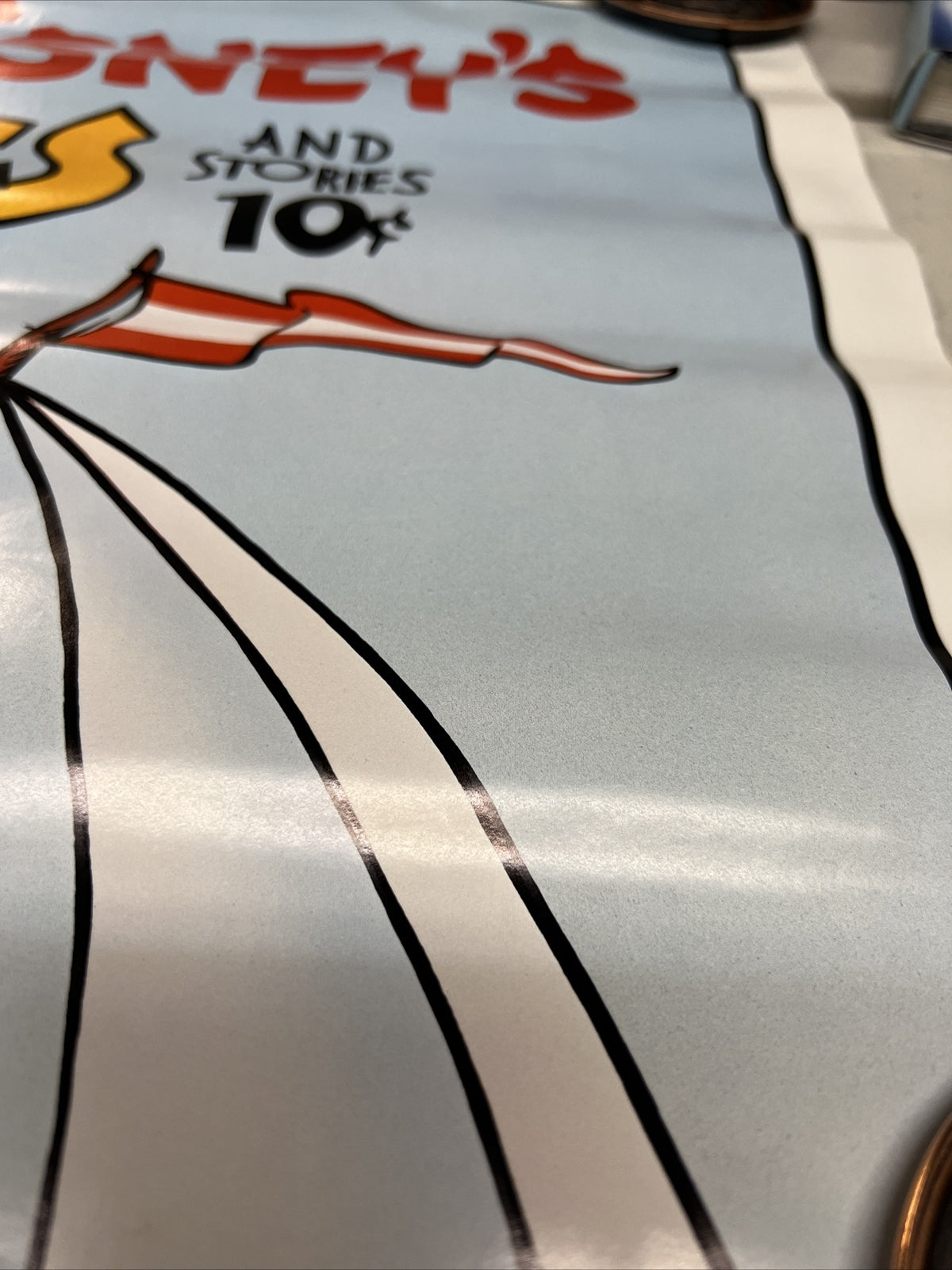 Vintage Walt Disney’s Comics snd Stories Poster 1986 Donald Duck Sailboat2