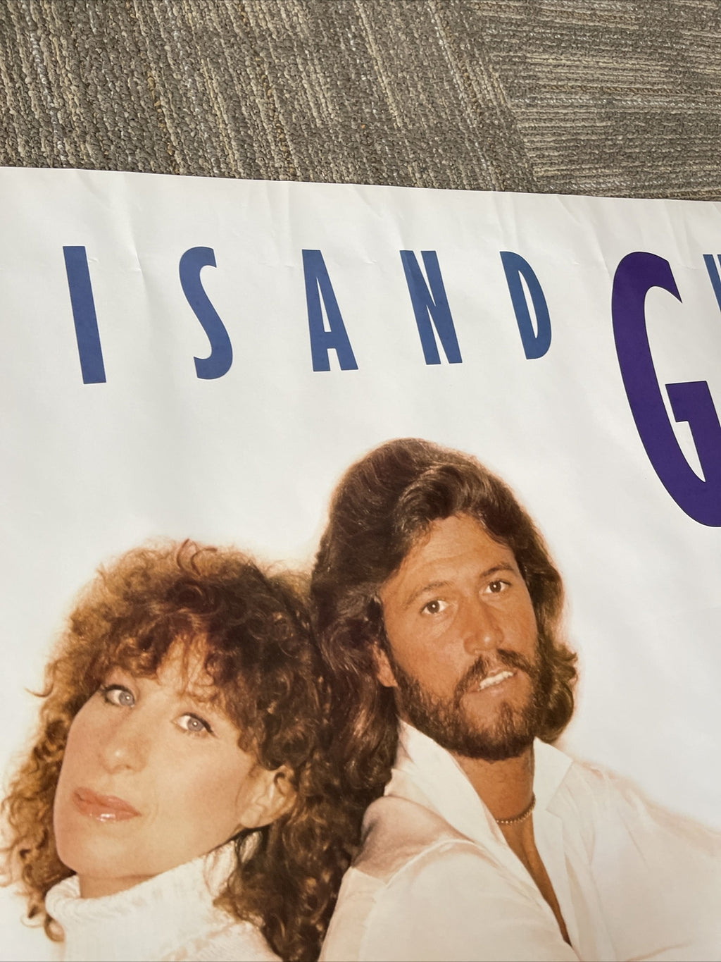 #146 Barbra Streisand 1980 Record Promo Poster 33” X 47” Guilty6