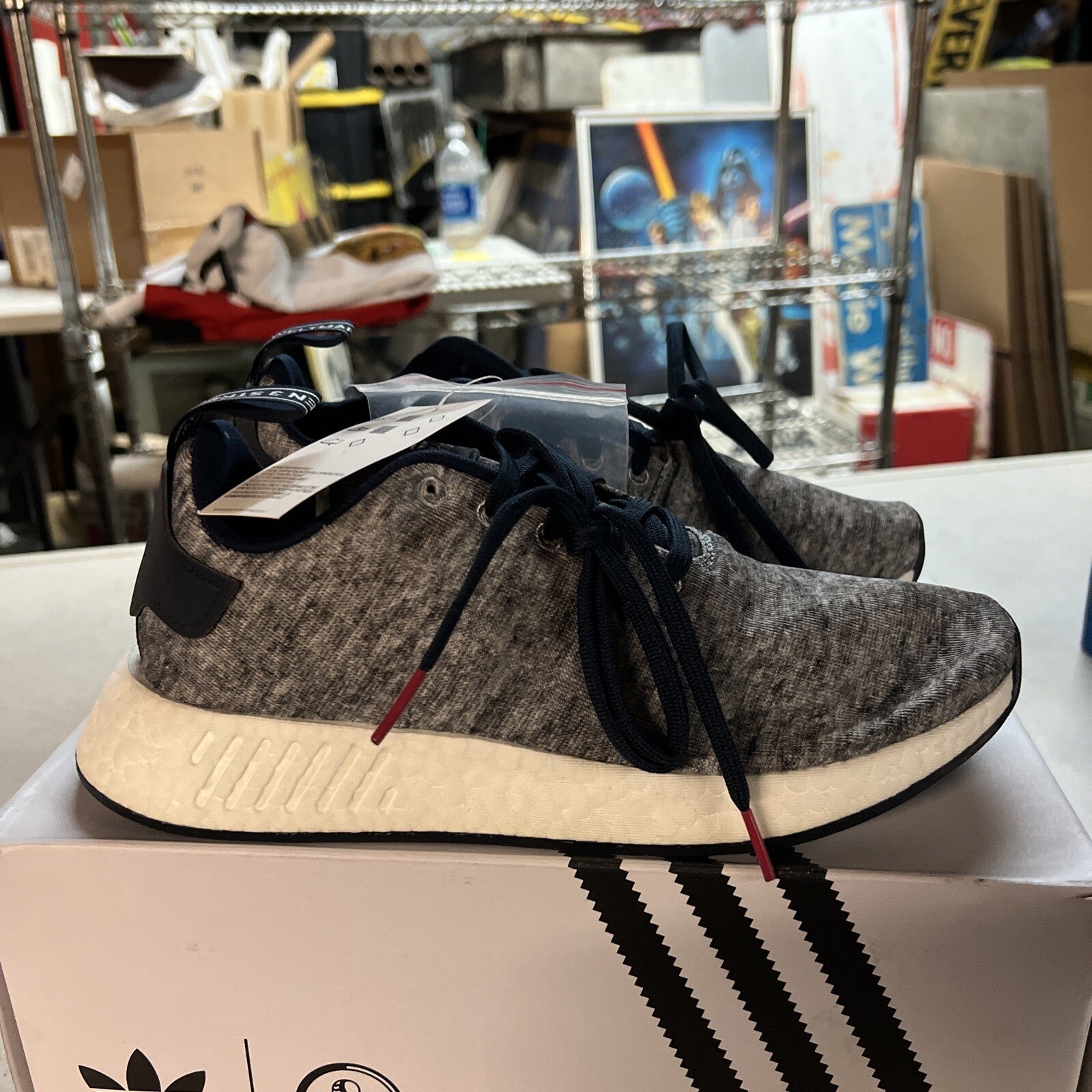 Adidas Originals Nmd R2 Uas Mens Shoes Size 7, Color: Core Heather3