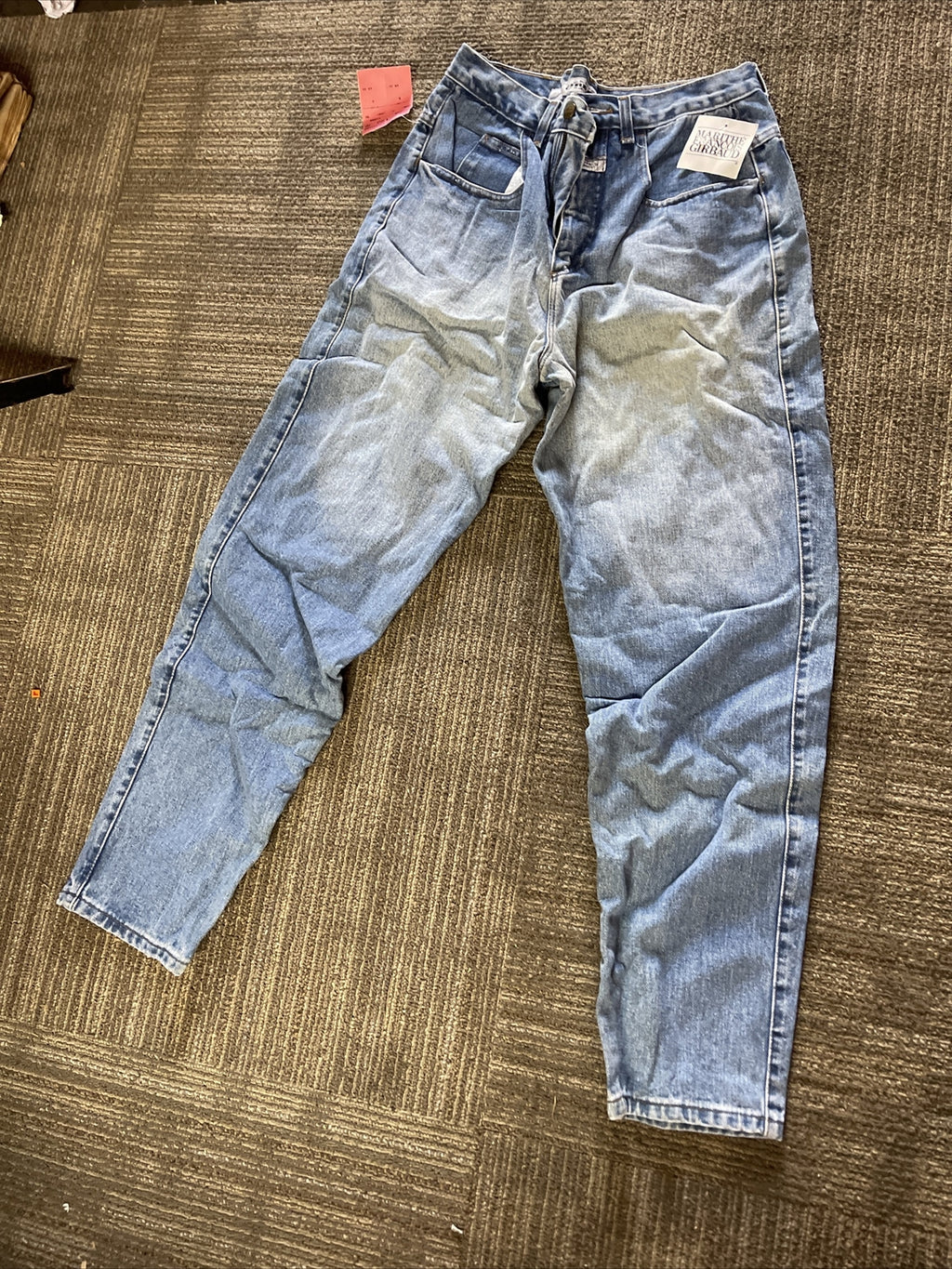 new old stock 1990 MARITHE FRANCOIS GIRBAUD Womens Jeans Size 5/6 Denim USA0