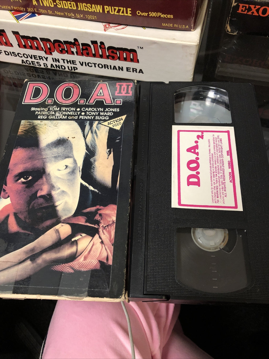 Rare D.O.A. II - VHS - Tom Tryon / Carolyn Jones Horror2