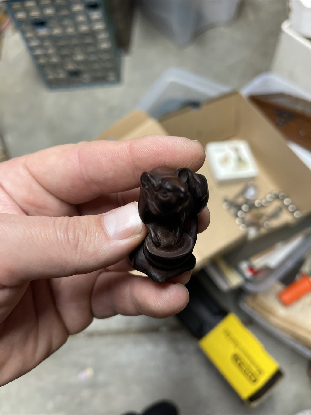 Vintage Zodiac + Buddha Figure Lot Asian Rosewood Red Resin Feng Shui Chinese7