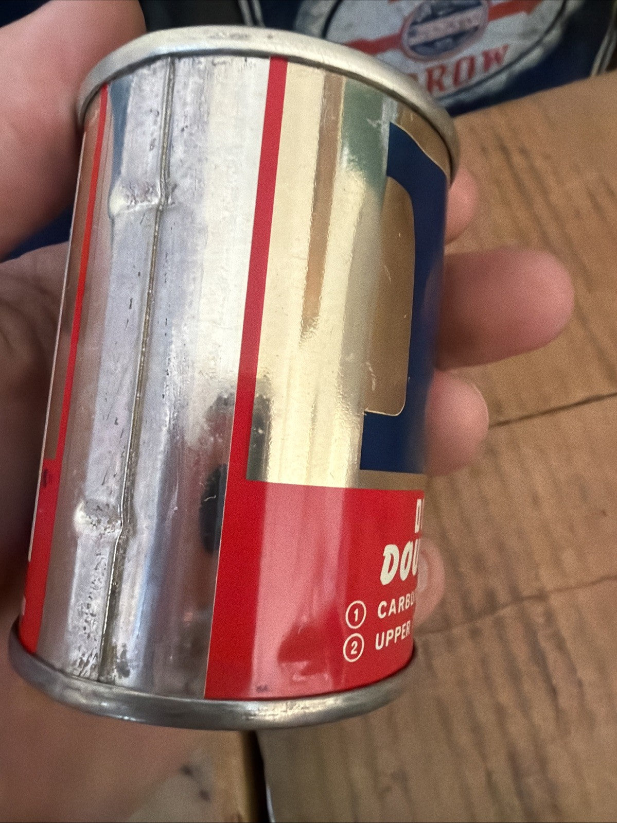 Vintage NOS  Douglas Motor Oil Co California UC Lube 4oz Not Quart Oil can6