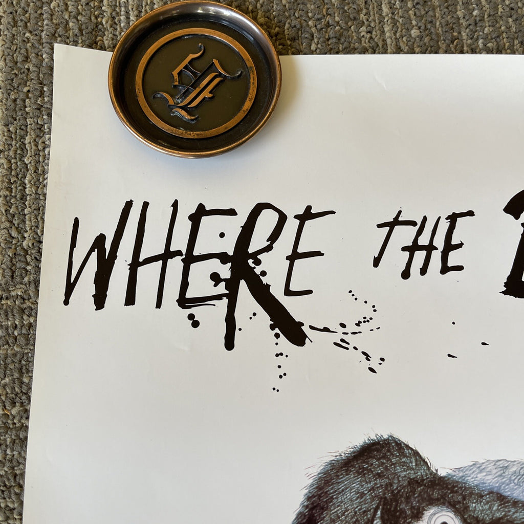 WHERE THE BUFFALO ROAM 1980 HUNTER  S THOMPSON Promo Poster Noel Young #491