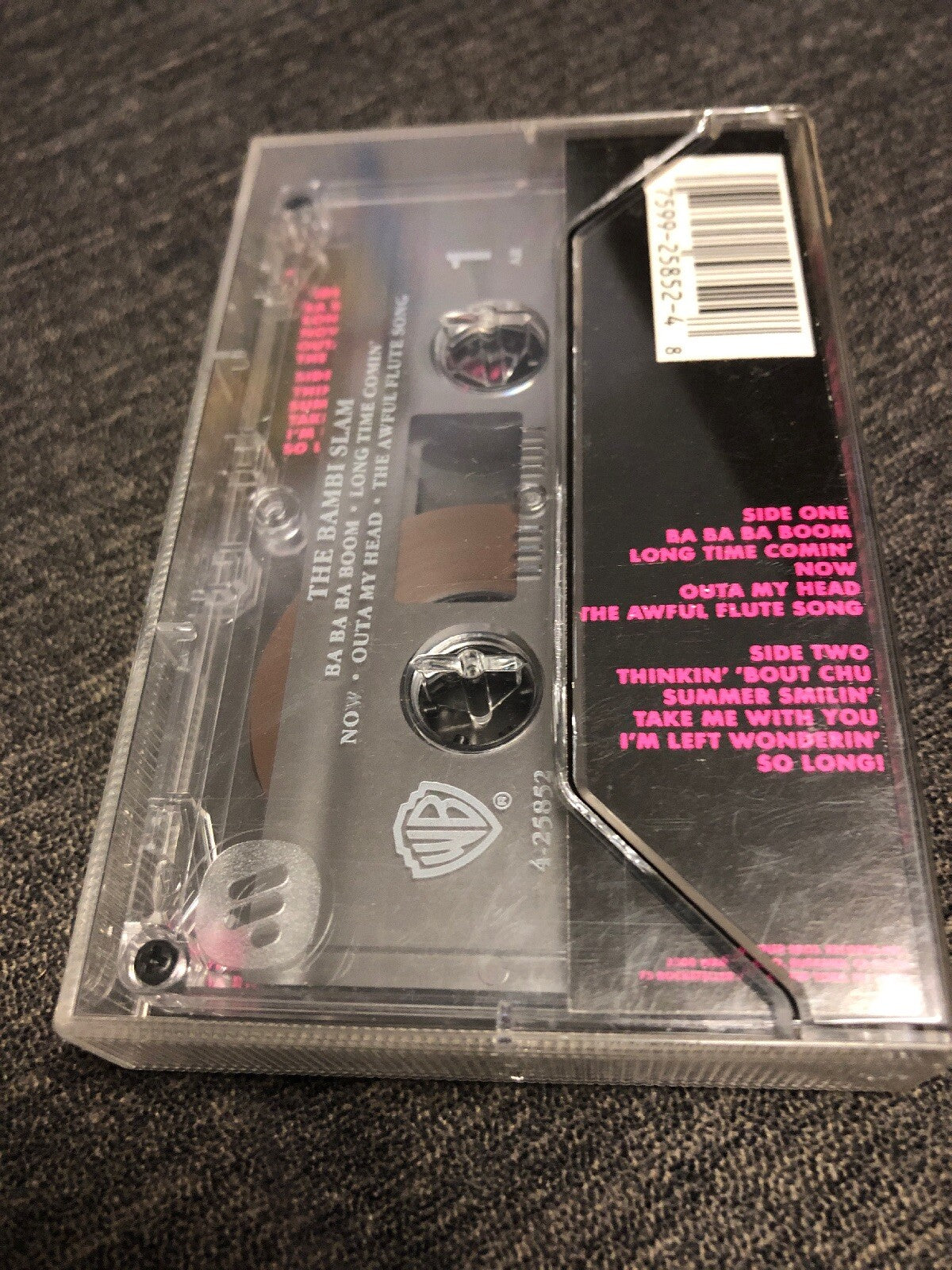 THE BAMBI SLAM S/T Cassette Tape 1988 Alternative Rock Punk Blanco Y Negro1