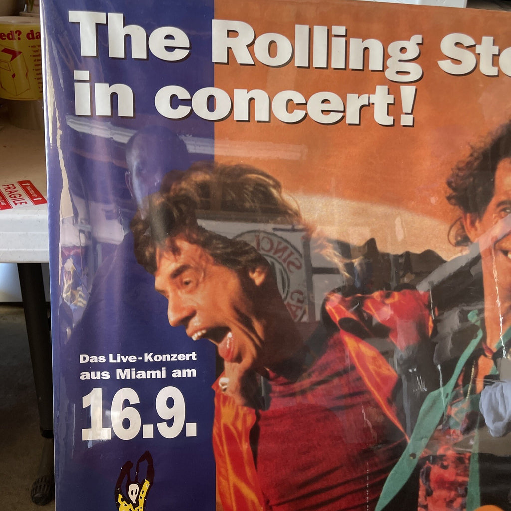 #197 Rolling Stones Vintage Original UK Tour Concert Poster 1995 Voodoo Lounge5