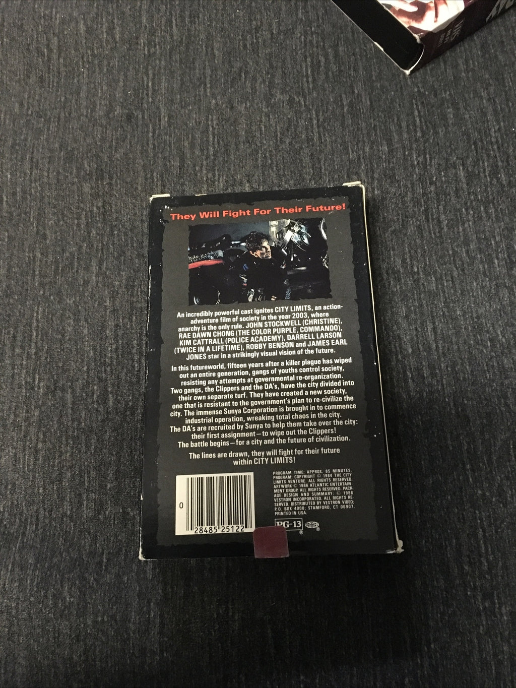 City Limits 1984 Beta Not VHS Tape Sci-Fi Action- John Stockwell Darrell Larson2