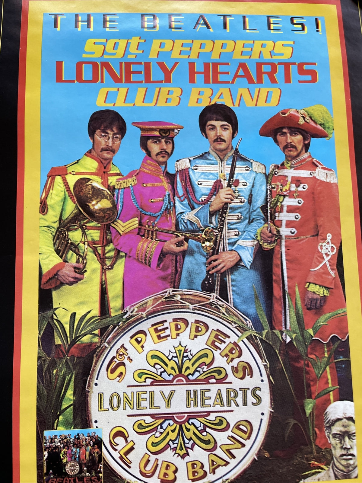 #30 1978  Sgt Peppers Lonely Hearts Club The Beatles Record Store Promo Poster1