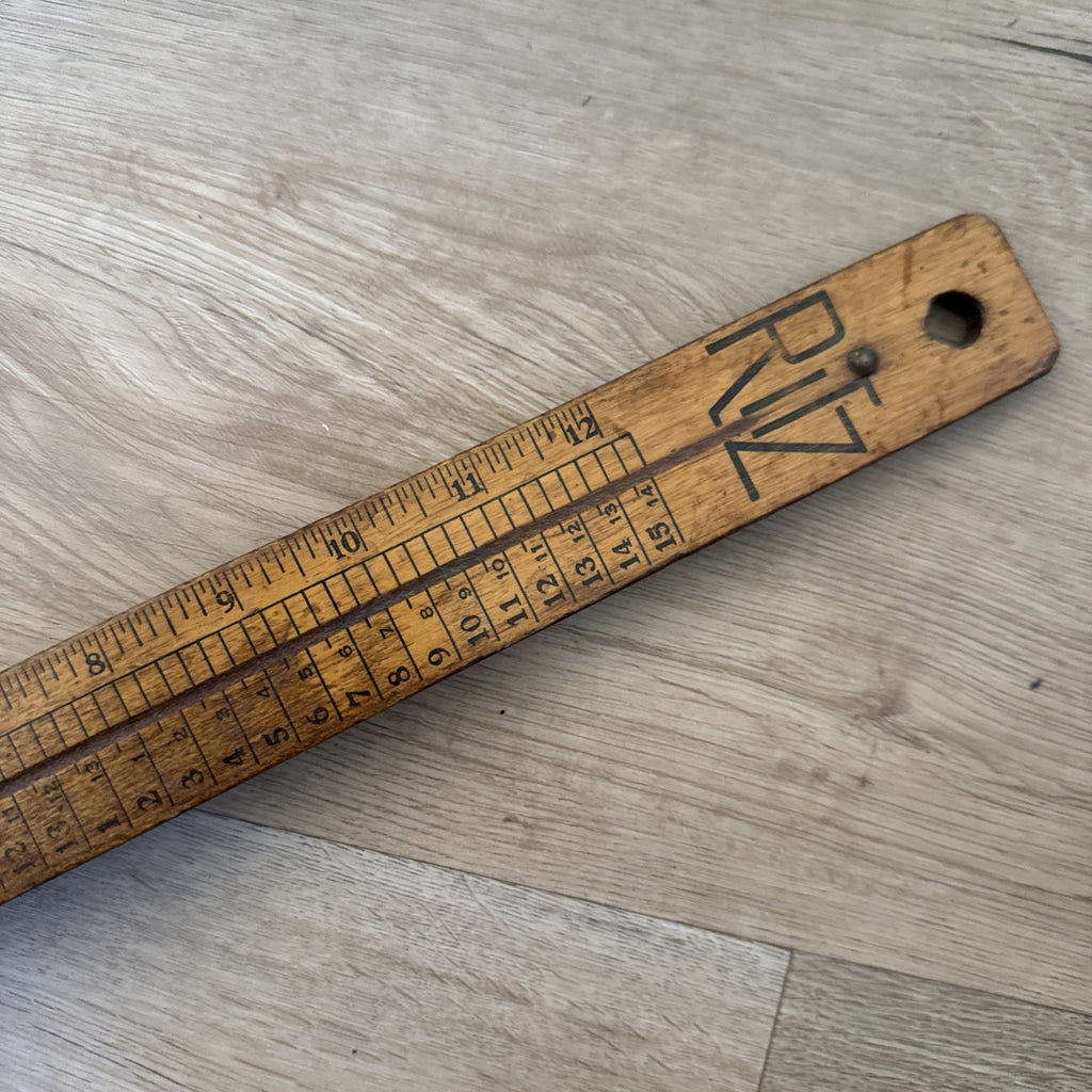 Vintage 1950's RITZ Foot Size Wooden Slide Shoe Sizer Tool USA Still Accurate4