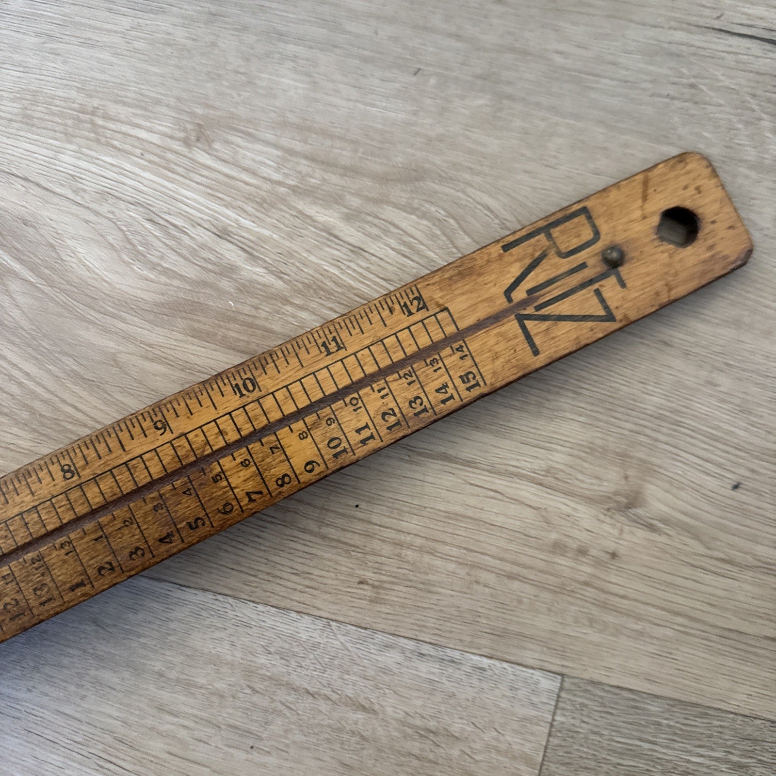 Vintage 1950's RITZ Foot Size Wooden Slide Shoe Sizer Tool USA Still Accurate4