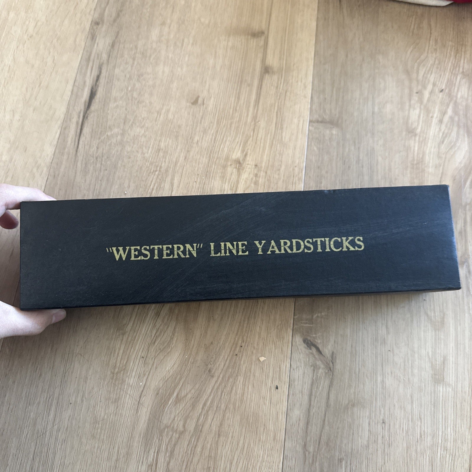 Vintage Rare Salesman Sample Advertising Yardstick Box Lot3