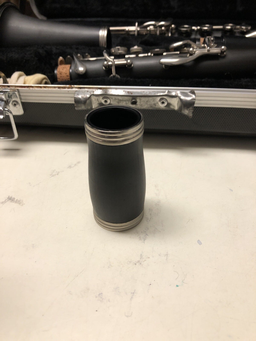 A6 Vintage Nice Selmer Bundy Resonite Plastic Clarinet W/ Case, 1970s3