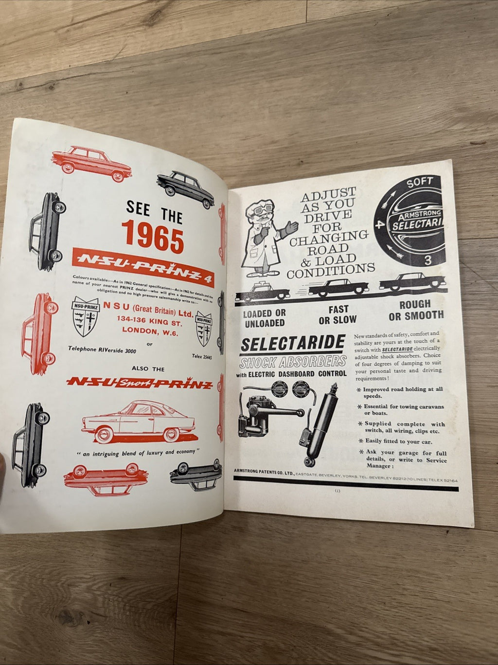 Vintage 1963 MOTOR ROAD TESTS MAGAZINE - 52 TESTS 250 ILLUSTRATIONS COVER2
