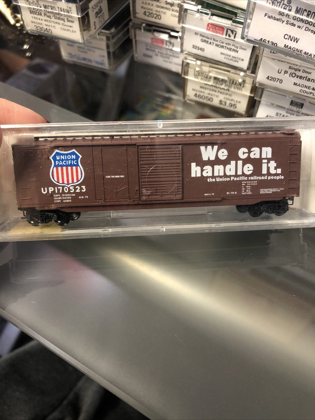 MTL Micro Trains N Union Pacific 50' Standard Box Car Plug & Sliding Door 330500